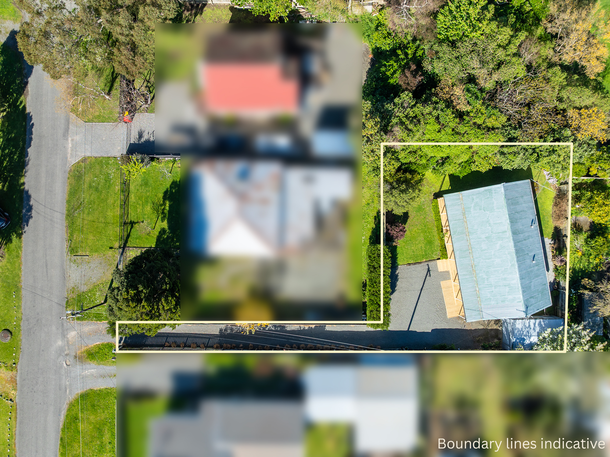 Boundary lines indicitive